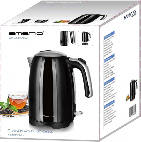 Emerio Emerio Wasserkocher WK-121591 schwarz 1,7 Liter, 2200 W  Чайник Emerio WK-121591 черный 1,7 л, 2200 Вт