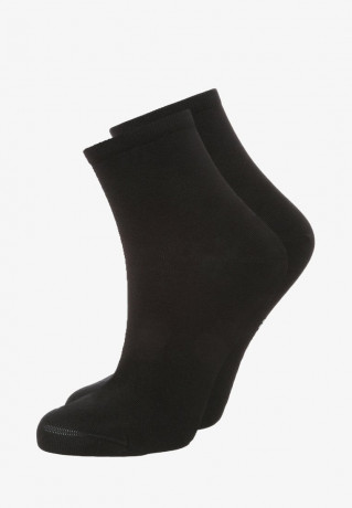 Tommy Hilfiger WOMEN CASUAL SHORT SOCK 2 PACK Socks black ЖЕНСКИЕ ПОВСЕДНЕВНЫЕ КОРОТКИЕ НОСКИ (2 УПАКОВКИ) Носки черный