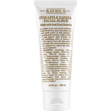 Kiehl's Peeling Пилинг для лица & Masken Pineapple Papaya Facial Scrub Скраб для лица, 100 мл