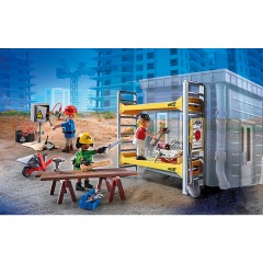 PLAYMOBIL PLAYMOBIL 70446 Baugerust mit Handwerkern PLAYMOBIL 70446 строительные леса с мастерами