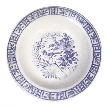 Gien Fayencerie Gien 'Oiseau Bleu monochrome' Platte rund tief 31 cm Gien "Oiseau Bleu монохромный" Блюдо круглое глубокое 31 см