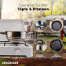 Magnum Wave Magnum Wave Gaskocher 2-flammig inkl. Gasschlauch Robuster Campingkocher, Camping Gasgrill fur Indoor und Outdoor Tischgrill  Газовая плита Magnum Wave 2 пламени, включая газовый шланг Прочная походная печь, походный газовый гриль для настольн
