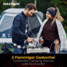 Magnum Wave Magnum Wave Gaskocher 2-flammig inkl. Gasschlauch Robuster Campingkocher, Camping Gasgrill fur Indoor und Outdoor Tischgrill  Газовая плита Magnum Wave 2 пламени, включая газовый шланг Прочная походная печь, походный газовый гриль для настольн