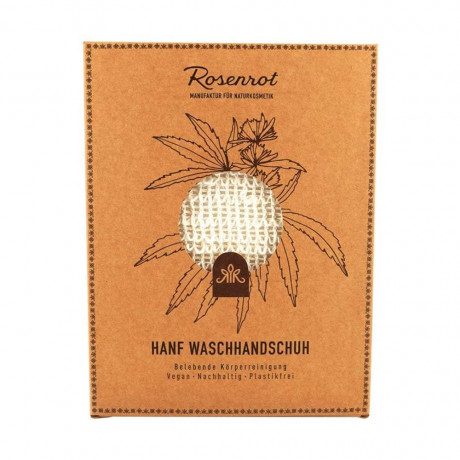 Rosenrot Waschhandschuh Hanf  Мытье рук конопля