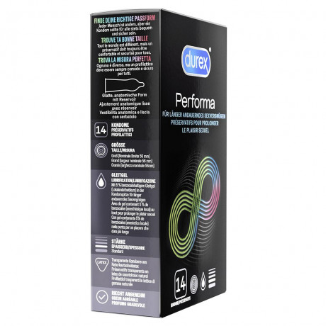 Durex Performa Kondome  Презервативы Перформа