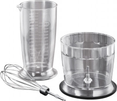 RUSSELL HOBBS RUSSELL HOBBS Stabmixer 3-in-1, Matte Black 24702-56, 500 W, Mixen, Purieren, Zerkleinern und Verquirlen  Ручной блендер RUSSELL HOBBS 3-в-1, Matte Black 24702-56, 500 Вт, смешивание, очистка, измельчение и взбивание