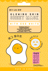 SUGU (Сугу) Egg-white TuchMaske Маска для лица, 1 шт.