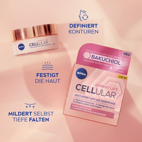Nivea Cellular Expert Lift Multi Effekt Anti-Age Tagespflege  Cellular Expert Lift МультиЭффект Антивозрастной Дневной Крем