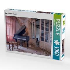 CALVENDO Puzzle CALVENDO Puzzle Das schwarze Klavier Пазл CALVENDO Puzzle Черное пианино