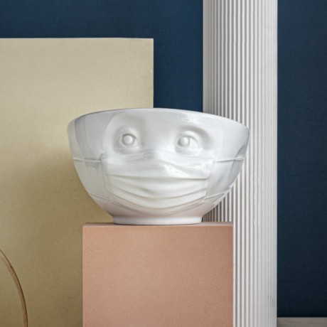 Fiftyeight Products TV Tassen Schale weiss zuversichtlich 0,5 L Миска для телевизора белая уверенная 0,5 л