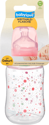 babylove Высококачественная Силиконовая Бутылочка для Детей Любого Возраста со Сменным Клапоном-Соской 280ml, 1 шт