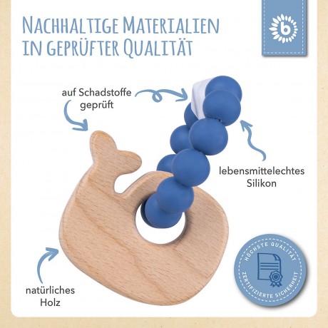 bieco Greifling Holz Natur mit Silikon Kugeln Baby Beissring Greifring Zahnen Beissringe Игрушка-захват из натурального дерева с силиконовыми шариками детский прорезыватель для зубов прорезыватель для зубов прорезыватель для зубов