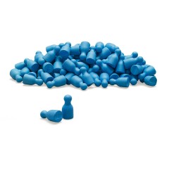 Wissner aktiv lernen Satz aus 100 Spielfiguren in blau\u2028 Набор из 100 фигурок синего цвета\u2028