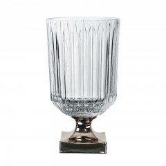 Nachtmann Nachtmann Minerva Platin Vase auf Fuss - Limited Edition h: 315 mm Платиновая ваза Nachtmann Minerva на ножке - ограниченная серия, высота: 315 мм