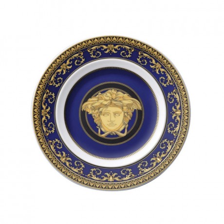 Rosenthal meets Versace Rosenthal Versace Medusa blue Brotteller 18 cm Rosenthal Versace Medusa синяя хлебная тарелка 18 см