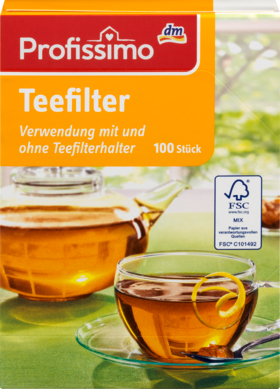 Profissimo Чайные фильтры, 100 шт