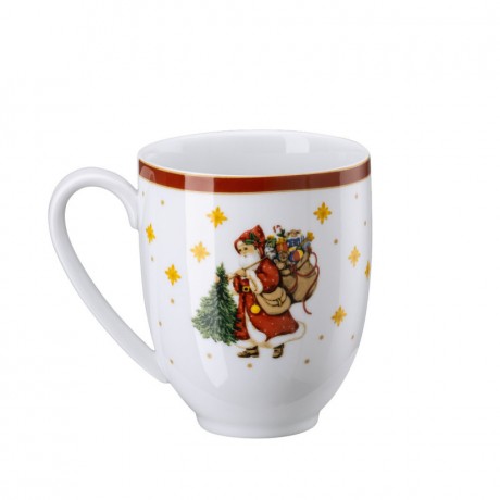 Hutschenreuther Hutschenreuther Happy Christmas red Becher mit Henkel 0,36 L Hutschenreuther Happy Christmas красная кружка с ручкой 0,36 л