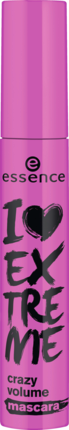 essence cosmetics Wimperntusche I love extreme crazy volume mascara, Эссенс Тушь для ресниц Супер объем, черная, 12 мл