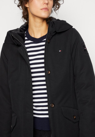 Tommy Hilfiger SORONA PADDED  Winter coat black SORONA PADDED Зимнее пальто черный