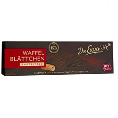 Das Exquisite Шоколад Waffelblattchen mit Zartbitterschokolade