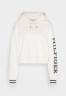 Tommy Hilfiger MONOTYPE CROP HOODIE Sweatshirt weathered white MONOTYPE CROP HOODIE Свитер выветрившийся белый