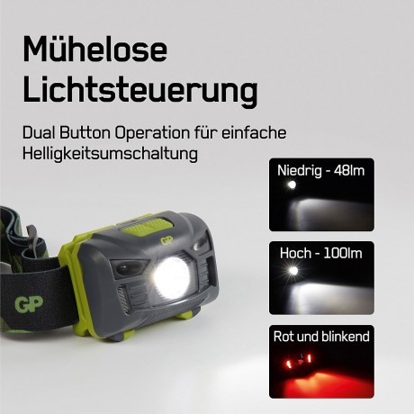 GP Batteries Stirnlampe GP CH34 Налобный фонарь ГП СН34