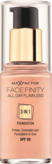 Max Factor Тональный крем Face Finity All Day Flawless 3in1 Основа Натуральный 50, 30 мл