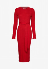 Tommy Hilfiger SLIM FIT MIDI Jumper dress primary red SLIM FIT MIDI Платье-джемпер первичный красный