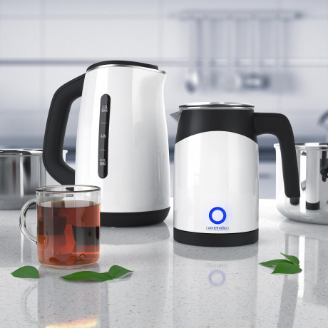 Arendo Arendo Wasserkocher, 0,5 l, 1100 W, Edelstahl Reisewasserkocher Mini, Temperatureinstellung, Single, Doppelwandig | Warmhaltefunktion | mit Akustischem Signal  Чайник Arendo, 0,5 л, 1100 Вт, мини-дорожный чайник из нержавеющей стали, регулировка те