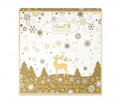 Lindt Goldstucke Adventskalender 2024 Адвент-календарь, 24 сладких сюрприза, 310, 2 штуки