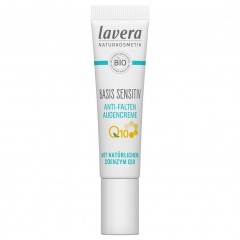 lavera Basis Sensitive Anti-Falten Augencreme Q10 Базовый крем для чувствительной кожи вокруг глаз против морщин Q10