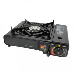 HOOZ HOOZ Gaskocher Outdoor Campingkocher mit Koffer, (Packung, 1-St), BxLxH: 47x31x11 cm, 1 x 2,2 kW Brenner  Газовая плита HOOZ походная уличная с футляром, (упаковка, 1 шт.), ШxДxВ: 47x31x11 см, горелка 1 x 2,2 кВт