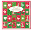 Lindt Frohes Fest Tisch Adventskalender 115g, Линдт Адвент календарь 2025, 24 сладких сюрприза, 115 грамм
