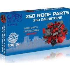 Open Bricks Open Bricks 250 Roof Parts (Dachsteine) Открытые кирпичи 250 частей крыши