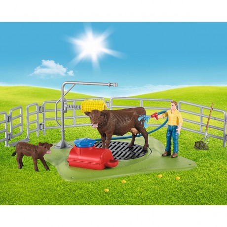 Schleich Schleich Farm World 42529 Kuh Waschstation Станция для мытья коров Schleich Farm World 42529