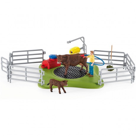 Schleich Schleich Farm World 42529 Kuh Waschstation Станция для мытья коров Schleich Farm World 42529