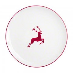 Gmundner Keramik Gmundner Keramik Rubinroter Hirsch Speiseteller Cup d: 25 cm / h: 2,8 cm Тарелка Gmundner Ceramics Ruby Red Deer D: 25 см / высота: 2,8 см