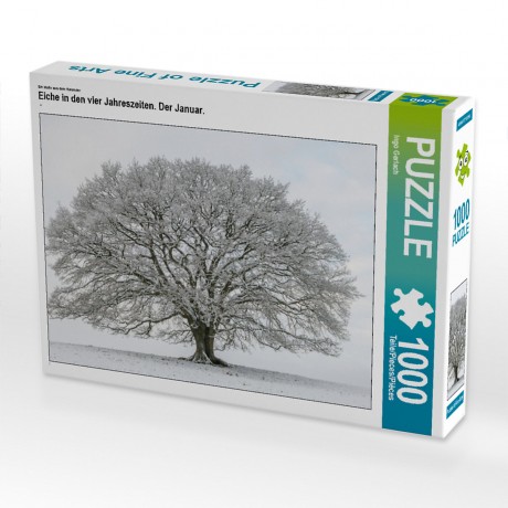 CALVENDO Puzzle CALVENDO Puzzle Eiche in den vier Jahreszeiten. Der Januar. Пазл CALVENDO Пазл Дуб в четыре сезона. Январь.