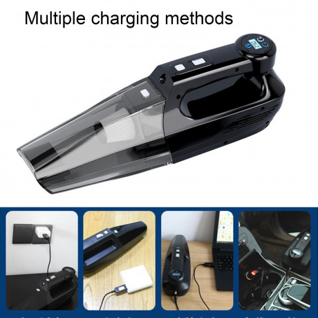 Rutaqian Rutaqian Akku-Handstaubsauger 4 in 1 Schnurloser Autostaubsauger, Mit Autoreifen-Luftpumpe A Беспроводной ручной пылесос Rutaqian 4 в 1, беспроводной автомобильный пылесос, с воздушным насосом из автомобильных шин