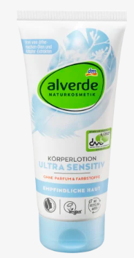 alverde NATURKOSMETIK Bodylotion Ultra Sensitiv сверхчувствительный Лосьон для тела, 200 мл