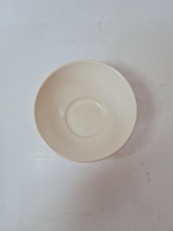 Тарелка винтажная керамическая Pfalzkeramik "Поля", среднего размера, глубокая, 13.8 x 8 см, Германия, 1960-70гг.