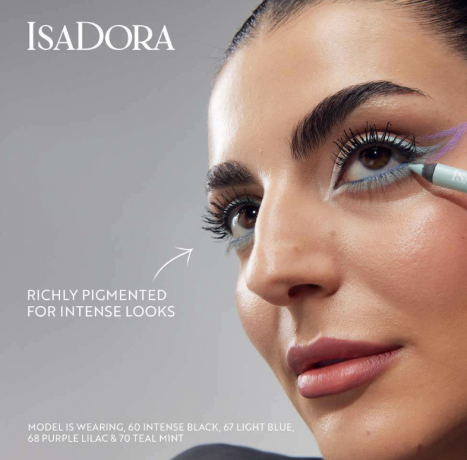 Isadora The Contour Kajal Eyeliner Waterproof Водостойкий карандаш для глаз, оттенок 66 Dark Blue