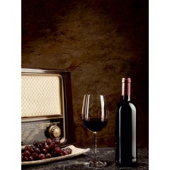 CALVENDO Puzzle CALVENDO Puzzle Rotwein in Flasche und Glas mit Weintrauben Пазл CALVENDO Puzzle Красное вино в бутылке и бокале с виноградом