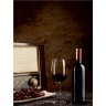 CALVENDO Puzzle CALVENDO Puzzle Rotwein in Flasche und Glas mit Weintrauben Пазл CALVENDO Puzzle Красное вино в бутылке и бокале с виноградом
