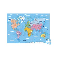 Janod Edukativ-Puzzle Sehenswurdigkeiten mit Aufstellern Образовательные головоломки с дисплеями