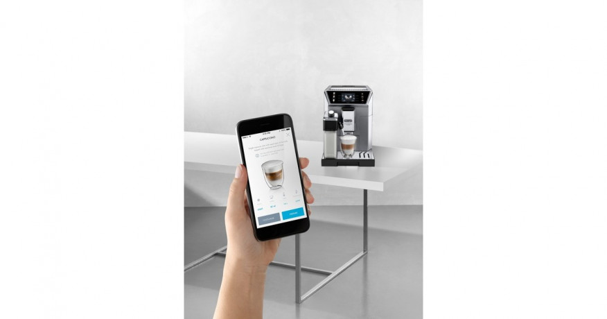 DeLonghi DeLonghi PrimaDonna Class ECAM 550.85.MS, Vollautomat silber/schwarz  silber, schwarz DeLonghi PrimaDonna Class ECAM 550.85.MS, полностью автоматический серебристый/черный