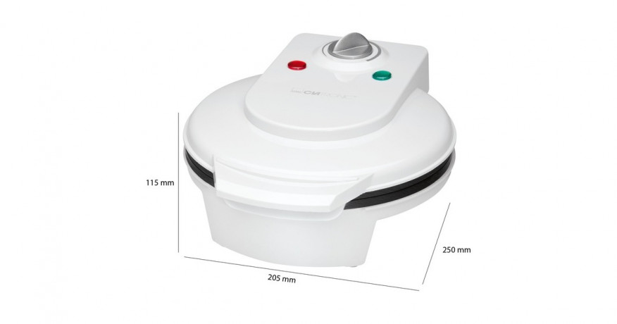 Clatronic Clatronic Waffelautomat WA 3491, Waffeleisen weiss, 1.200 Watt  weiss Вафельница Clatronic WA 3491, вафельница белая, 1200 Вт