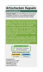 Altapharma Artischocken 100st,  Капсулы Артишока 20 000мг, для улучшения пищеварения и поддержания здоровья печени и желчного пузыря, 100 капсул 