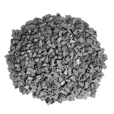 LEGO LEGO 1x2 Dachstein Schragstein Hellgrau - 50 Stuck - Light Bluish Grey 3040 LEGO 1x2 Dachstein Schragstein светло-серый - 50 штук - светло-голубовато-серый 3040