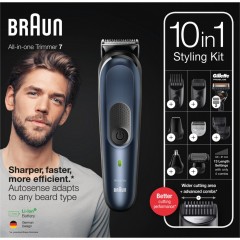 Braun MultiGroomingKit quot;7 MGK7330quot; in Blau und Schwarz  Универсальный набор для ухода за волосами &amp;quot;7 MGK7330&amp;quot; в синем и черном